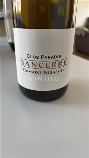 Thung lũng sông Loire Sancerre. Domaine Fouassier Clos Paradis 2023