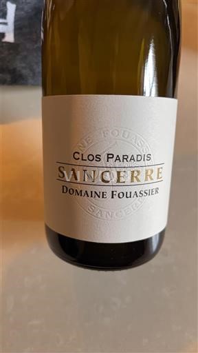 Луарська долина Сансер Domaine Fouassier Clos Paradis 2023