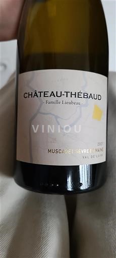 Loiredalen Muscadet-Sèvre-et-Maine Château Thébaud 2021