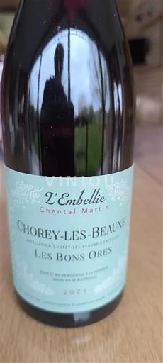 Burgundija Chorey-lès-Beaune Chantal Martin Les Bons Ores 2021