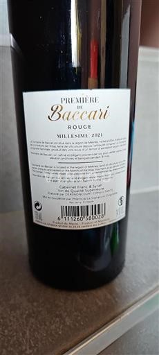 Meknès Không được chỉ định Domaine Baccari Première 2021