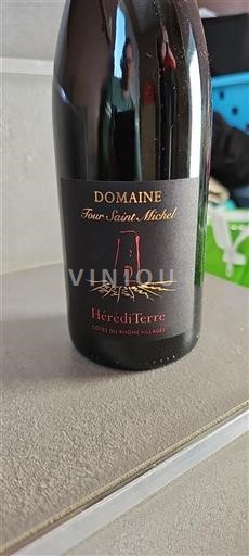 Rhônedalen Côtes-du-Rhône-Villages Domaine Tour Saintmichel Hérédi'Terre 2019
