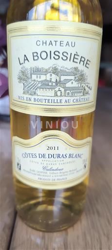 Sud-Ovest Côtes-de-duras Château La Boissière Calindoux 2011