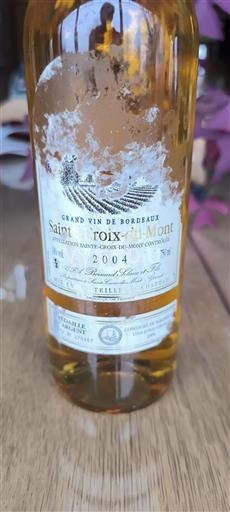 Bordeaux Sainte-Croix-Du-Mont Bernard Solans Et Fils 2004