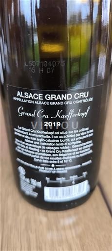 Alsace Alsace Grand Cru Grand Cru Grand Cru Kaefferkopf 2019