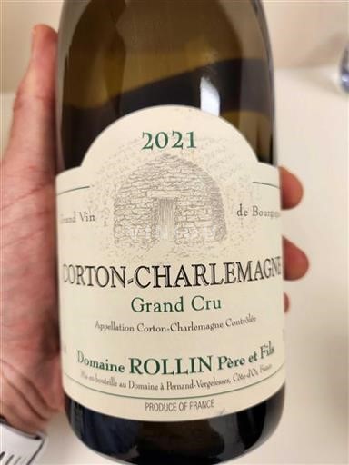 Burgund Corton-Charlemagne Grand Cru Domaine Rollin Père Et Fils 2021
