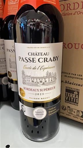 Bordeaux Bordeaux Supérieur Château Passe Craby de l'Espérance 2023