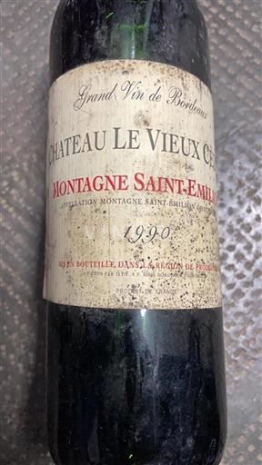 Bordeaux Montagne-Saint-Émilion Grand Cru Château Le Vieux Cèdre 1990