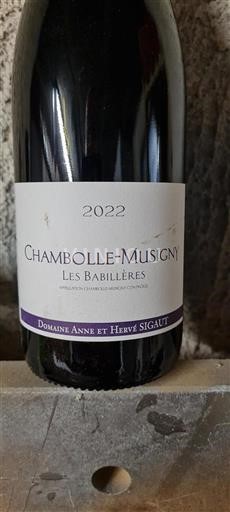 Borgoña Chambolle-Musigny Domaine Anne Et Hervé Sigaut Les Babières 2022