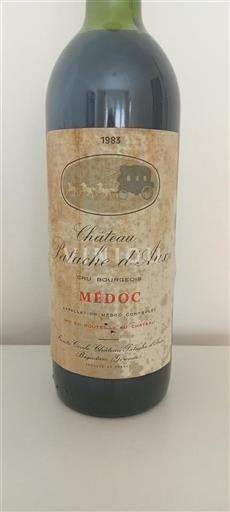 Burdeos Médoc Cru Bourgeois Château Patache Aux 1983