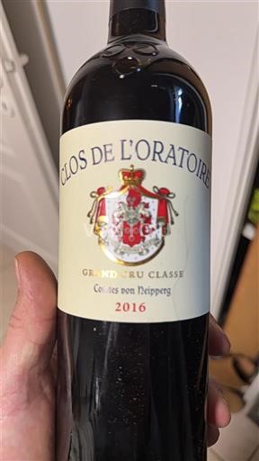 Bordeaux Saint-Émilion Grand Cru Grand Cru Clos De L'oratoire 2016