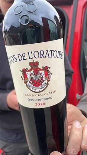 Bordeaux Saint-Émilion Grand Cru Grand Cru Clos De L'oratoire 2016
