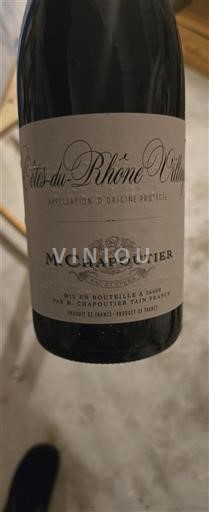 Rhônedalen Côtes-du-Rhône-Villages M. Chapoutier Icke årgångsbetecknad