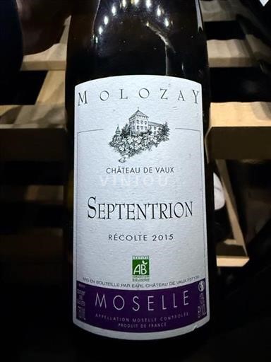 Lorraine Mosel Château Vaux Septentrion 2015
