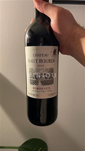 Bordeaux Château Haut Bourdi 2020