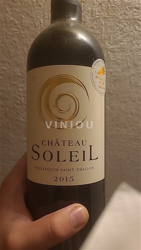 Bordeaux Puisseguin-saint-émilion Château Soleil 2015