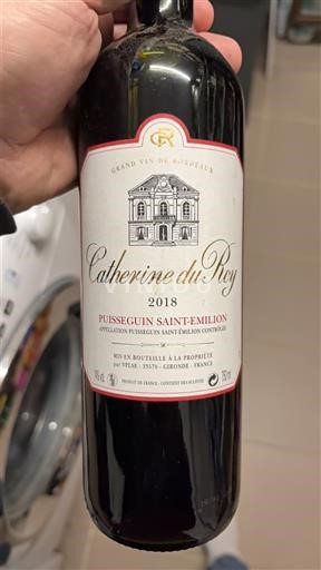 Bordeaux Puisseguin-saint-émilion Catherine Du Roy 2018