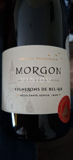 Beaujolais Morgon Vignerons De Bel Air Không niên vụ