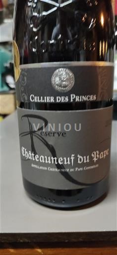 Thung lũng Rhône Châteauneuf-du-pape Cellier Des Princes Réserve Không niên vụ