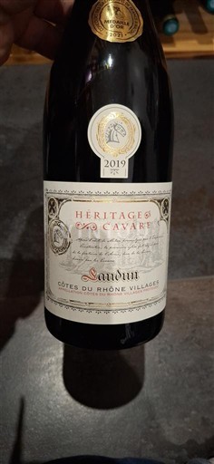 Rona dolina Côtes-du-Rhône-Villages Cavare Héritage 2019