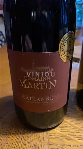 Vale do Ródano Cairanne Domaine Martin Não Sazonado