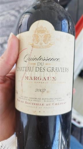 Bordeaux Margaux Château Des Graviers Quintessence 2002