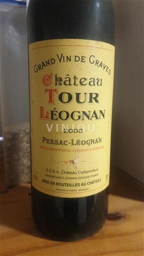 Bordeaux Pessac-Léognan Château La Tour Léognan 2008