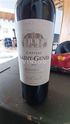 Bordeaux Château Saint-Genès 2013