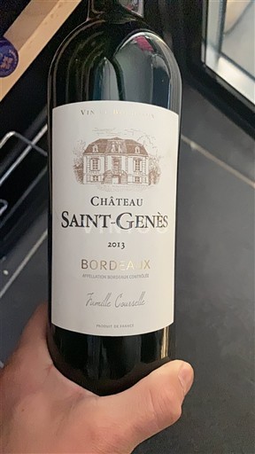 Burdeos Bordeaux Château Saint-Genès 2013