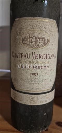 Burdeos Haut-Médoc Cru Bourgeois Château Verdignan 1993