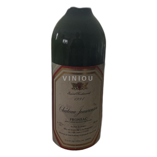 Bordeaux Fronsac Château Jean Rousse 1991