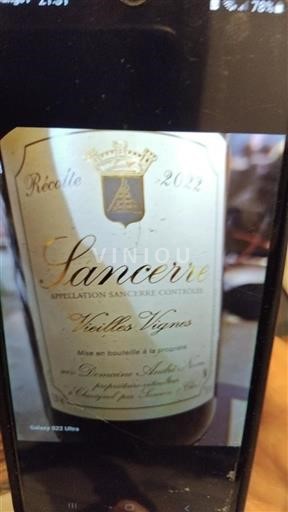 Valle della Loira Sancerre Domaine André Neveu Vieilles Vignes 2022
