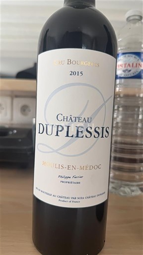 Bordo Moulis-en-Médoc Cru Bourgeois Château Duplessis 2015