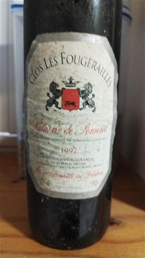 Bordeaux Lalande-de-Pomerol Clos Les Fougerailles 1997