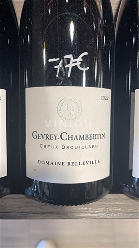 Borgoña Gevrey-Chambertin Domaine Belleville Creux Brouillard 2022