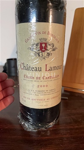 Bordeaux Not Specified Château Lamour 2000