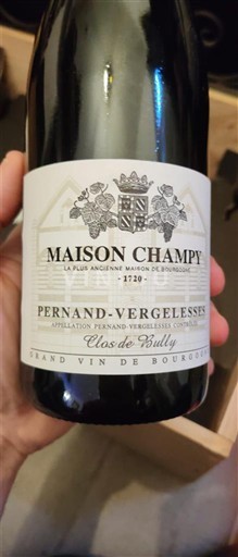 Burgundi Pernand-vergelesses Maison Champy Clos de Bully 2022