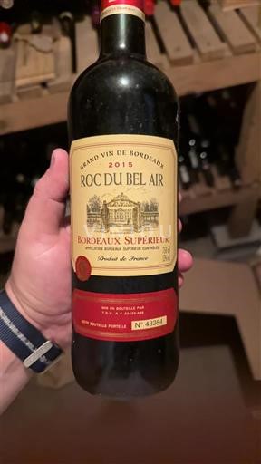 Bordeaux Bordeaux Supérieur Roc Du Bel Air 2015