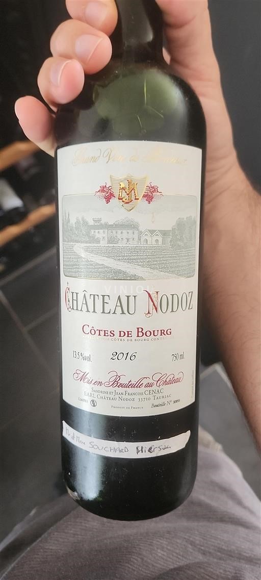 Bordeaux Côtes-de-bourg Château Nodot 2016