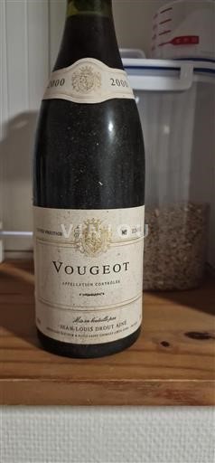 Burgund Vougeot Grand Cru Jeanlouis Drouot Aîné Prestige 2000