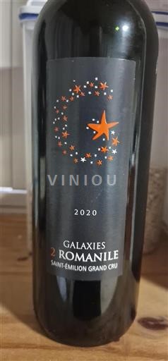 Bordéus Saint-Émilion Grand Cru Romanile Galaxies 2 2020