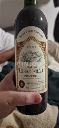Burdeos Pomerol Château Rocherbonregard 2001