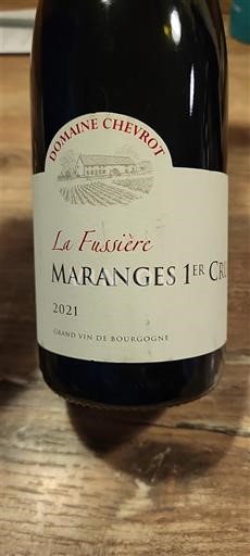Bourgogne Maranges Premier Cru Domaine Chevrot La Fussière 2021