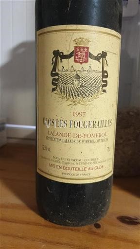 Burdeos Lalande-de-Pomerol Grand Cru Clos Les Fougeraises 1997