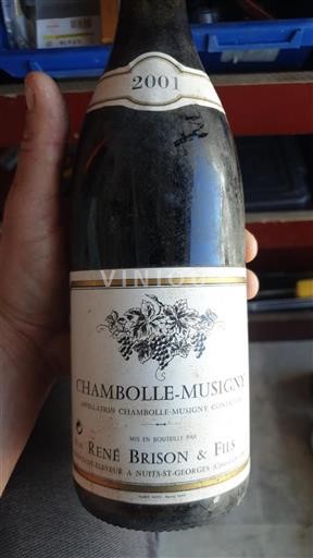 Vin Rouge sec René Brison & Fils 2001 France Bourgogne Chambolle-Musigny AOC