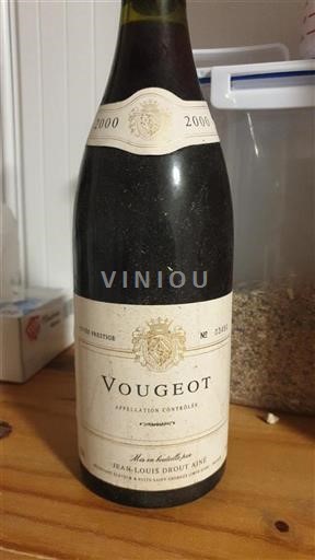 Burgund Vougeot Premier Cru Jeanlouis Drouot Aîné Prestige 2000
