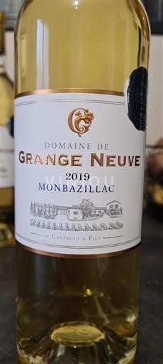 Sud-Ouest Monbazillac Domaine Grange Neuve 2019