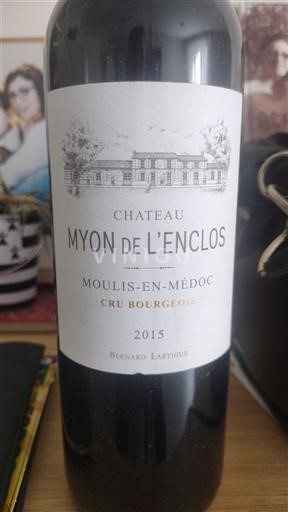 Bordeaux Moulis-en-Médoc Cru Bourgeois Château Myon De L'enclos 2015