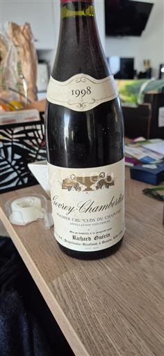 Burgundy Gevrey-Chambertin Premier Cru Richard Gueurin Clos du Chapitre 1998