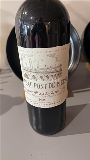 Bordo Лусак-Сент-Емилион Château Pont De Pierre 2020